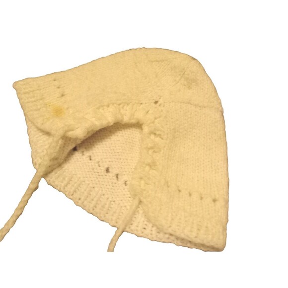 Vintage Childs Acrylic White Snowsuit W/ Hats Gloves Sweater Pants For Toddler - Picture 5 of 16